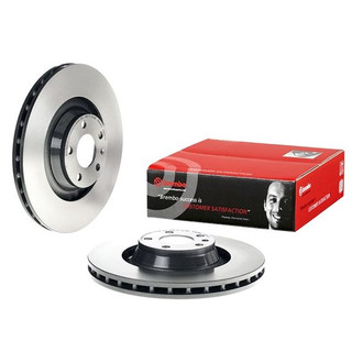 Brembo® - UV Coated Series Plain Vented Front Brake Rotor