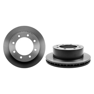 Brembo® - UV Coated Plain Vented Rear Brake Rotor