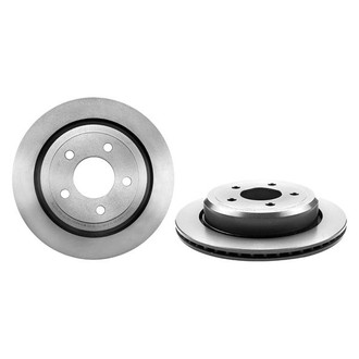 Brembo® - UV Coated Series Plain Vented Rear Brake Rotor