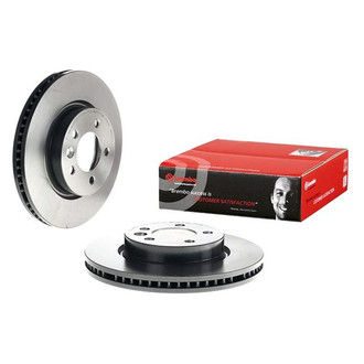Brembo® - UV Coated Series Plain Vented Front Brake Rotor