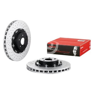 Brembo® - OE Replacement Drilled and Slotted Vented Front Brake Rotor