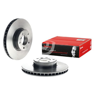 Brembo® - UV Coated Series Plain Vented Front Brake Rotor