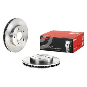Brembo® - OE Replacement Plain Vented Front Brake Rotor