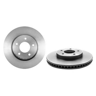 Brembo® - UV Coated Series Plain Vented Front Brake Rotor