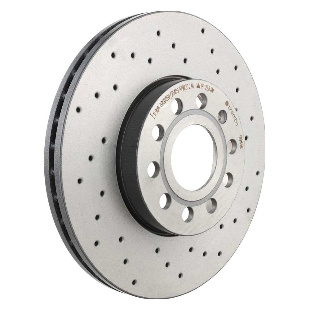 Brembo® 09.9145.1X - Premium Xtra Cross Drilled UV Coated 1-Piece
