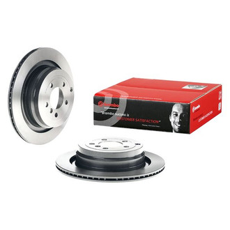 Brembo® - UV Coated Series Plain Vented Rear Brake Rotor