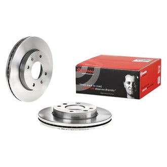 Brembo® - OE Replacement Plain Vented Front Brake Rotor