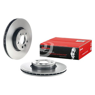 Brembo® - UV Coated Series Plain Vented Front Brake Rotor