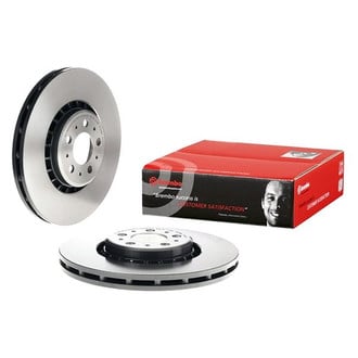 Brembo® - UV Coated Series Plain Vented Front Brake Rotor
