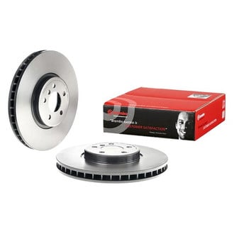 Brembo® - UV Coated Series Plain Vented Front Brake Rotor