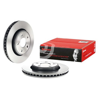 Brembo® - UV Coated Series Plain Vented Front Brake Rotor