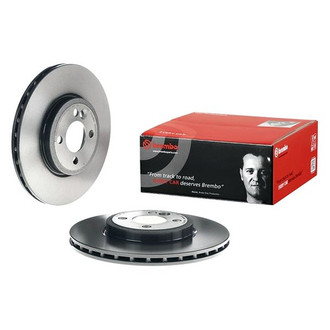 Brembo® - UV Coated Series Plain Vented Front Brake Rotor