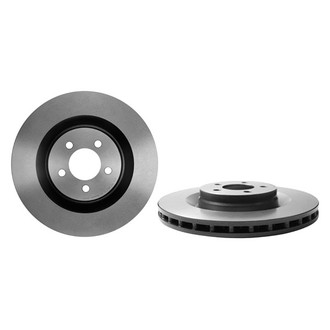 Brembo® - UV Coated Series Plain Vented Front Brake Rotor