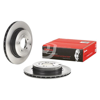 Brembo® - UV Coated Series Plain Vented Rear Brake Rotor