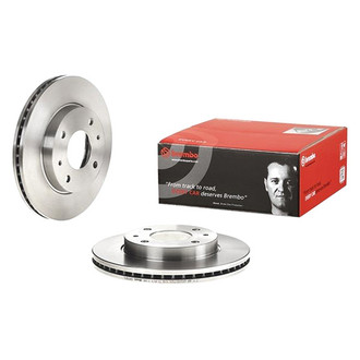 Brembo® - OE Replacement Plain Vented Front Brake Rotor