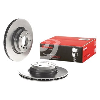 Brembo® - UV Coated Series Plain Vented Front Brake Rotor