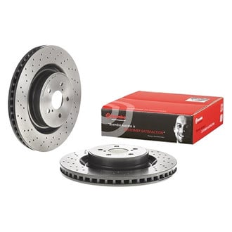 Brembo® - UV Coated Series Drilled Vented Front Brake Rotor