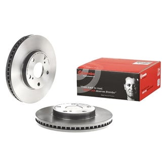 Brembo® - UV Coated Series Plain Vented Front Brake Rotor