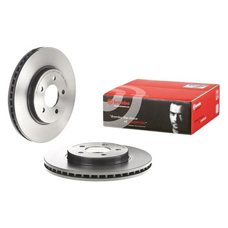Brembo® - UV Coated Series Plain Vented Front Brake Rotor