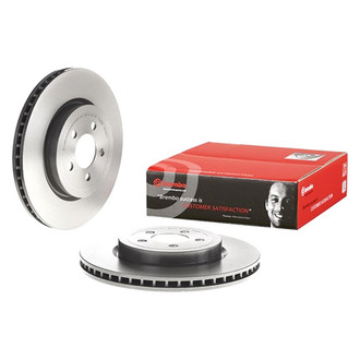 Brembo® - UV Coated Series Plain Vented Front Brake Rotor