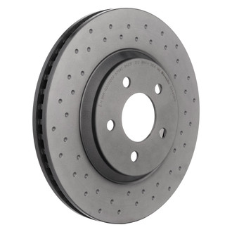 Brembo® - Premium Xtra Cross Drilled UV Coated Brake Rotor