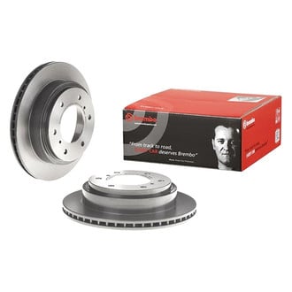 Brembo® - UV Coated Series Plain Vented Rear Brake Rotor