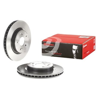 Brembo® - UV Coated Series Plain Vented Front Brake Rotor