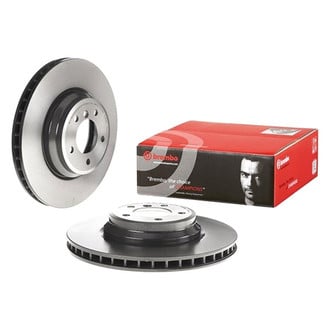 Brembo® - UV Coated Series Plain Vented Front Brake Rotor
