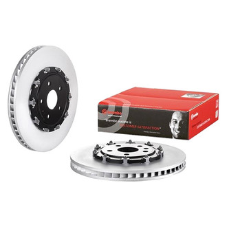 Brembo® - OE Replacement Plain Vented Front Driver Side Brake Rotor