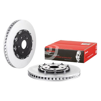 Brembo® - OE Replacement Plain Vented Front Passenger Side Brake Rotor