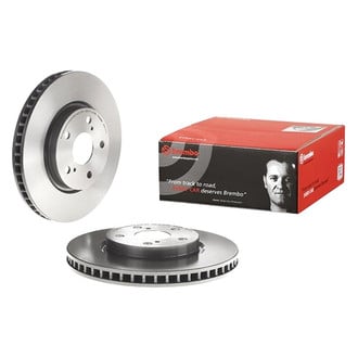 Brembo® - UV Coated Series Plain Vented Front Brake Rotor