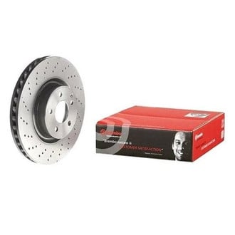 Brembo® - UV Coated Series Drilled Vented Front Brake Rotor