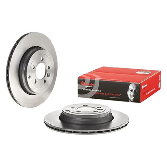 Brembo® - UV Coated Series Plain Vented Rear Brake Rotor