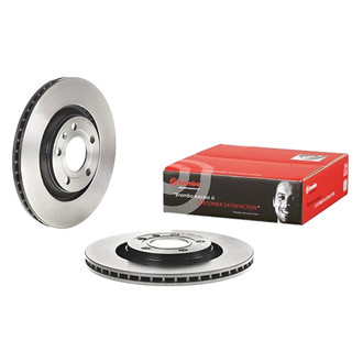 Brembo® - UV Coated Series Plain Vented Rear Brake Rotor