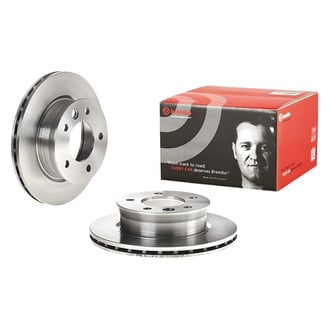 Brembo® - OE Replacement Plain Vented Front Brake Rotor