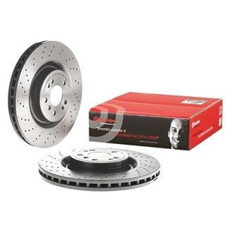 Brembo® - UV Coated Series Drilled Vented Front Brake Rotor