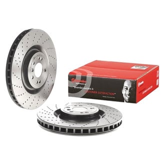 Brembo® - UV Coated Series Drilled Vented Front Brake Rotor