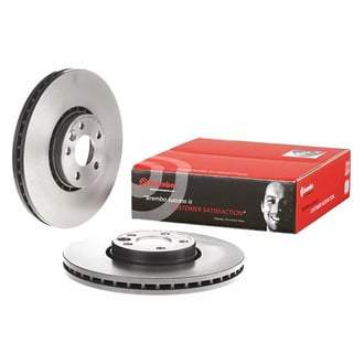 Brembo® - UV Coated Series Plain Vented Front Brake Rotor