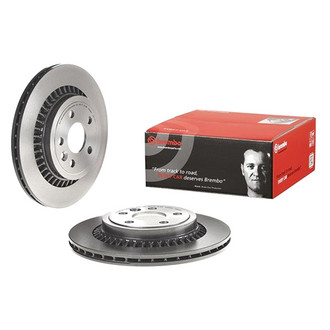 Brembo® - UV Coated Series Plain Vented Rear Brake Rotor