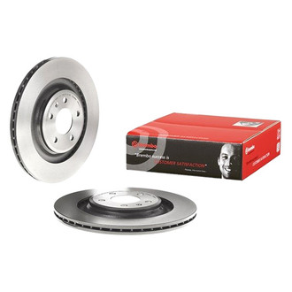 Brembo® - UV Coated Series Plain Vented Rear Brake Rotor