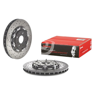 Brembo® - OE Replacement Drilled Vented Front Brake Rotor
