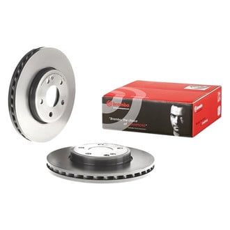 Brembo® - UV Coated Series Plain Vented Front Brake Rotor