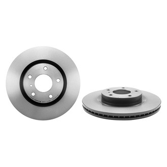 Brembo® - UV Coated Series Plain Vented Front Brake Rotor