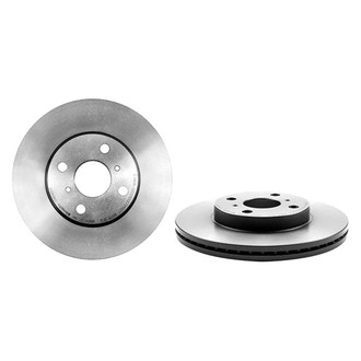 Brembo® - UV Coated Series Plain Vented Front Brake Rotor