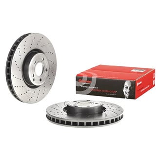Brembo® - UV Coated Series Drilled Vented Front Brake Rotor