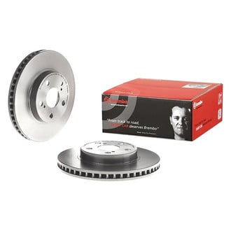 Brembo® - UV Coated Series Plain Vented Front Brake Rotor