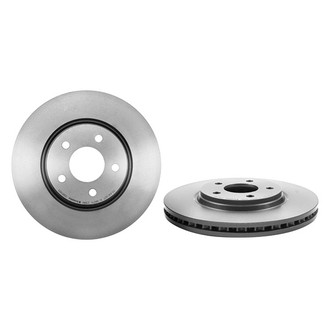 Brembo® - UV Coated Series Plain Vented Front Brake Rotor