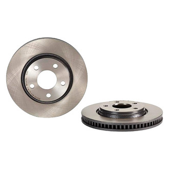 Brembo® - UV Coated Series Plain Vented Front Brake Rotor