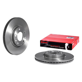 Brembo® - UV Coated Series Plain Vented Front Brake Rotor