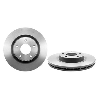 Brembo® - UV Coated Series Plain Vented Front Brake Rotor